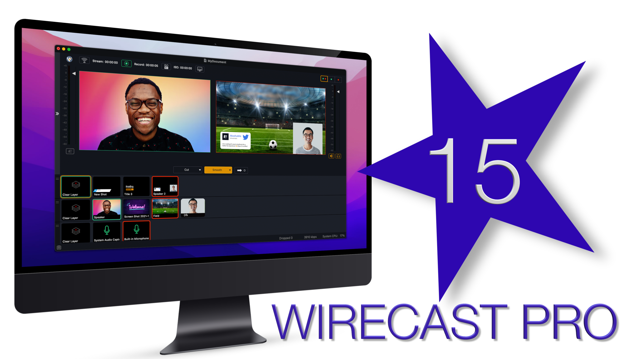 WIRECAST PRO 15 POSTER